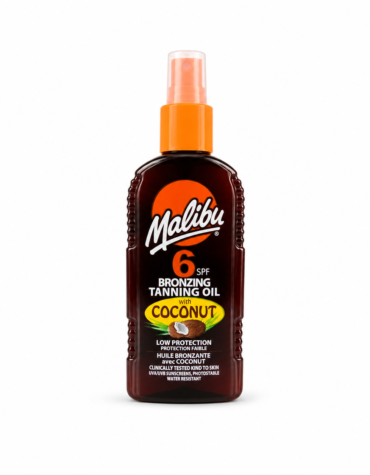 Malibu Bronzing Tanning Oil me Coconut SPF 6