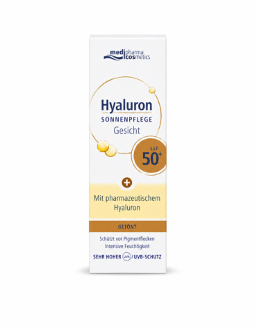 Medipharma Cosmetics Hyaluron Sonnenpflege SPF 50+ për Fytyrë